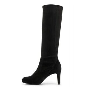 Peter Kaiser Pauline Black Stretch Suede Knee High Boots Women’s Size 8 Heels